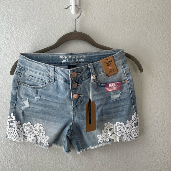 hippie girl Other - Hippie girl snap button Jean shorts.  NWT size 12.